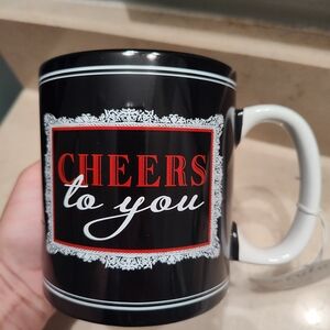 NWT Class Of 2013 Black and White Mug with 'Cheers to You' Design